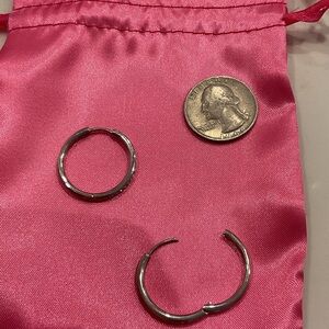 Silver Hoop Earrings